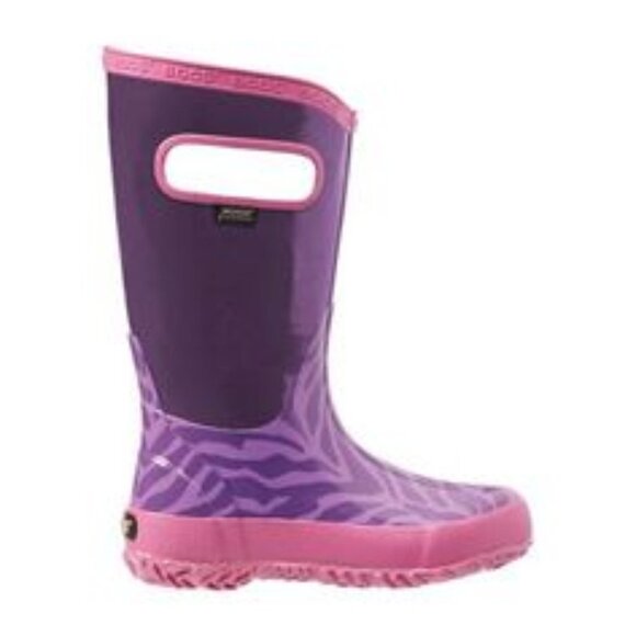 BOGS Unisex-Baby Rubber Rain Boot Zebra Print - Picture 3 of 4